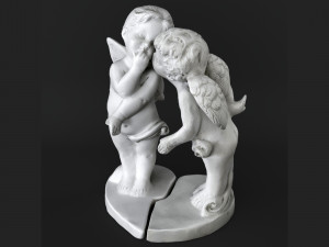 Sculpture Angels cupids 3D Model