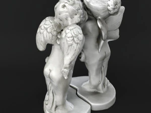 Sculpture Angels cupids 3D Model