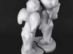 Sculpture Angels cupids 3D Model