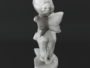 Sculpture Angels cupids 3D Model