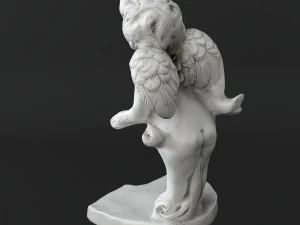 Sculpture Angels cupids 3D Model
