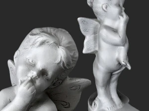 Sculpture Angels cupids 3D Model