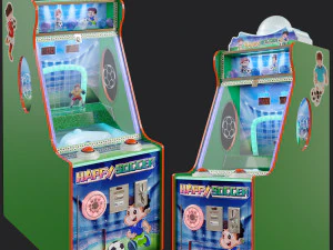 Game machine Happy Soccer 3D Model