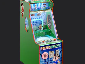 Game machine Happy Soccer 3D Model