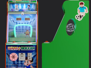 Game machine Happy Soccer Model 3D