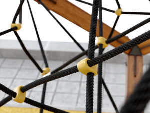 Childrens play rope complex Cube 3D Модель