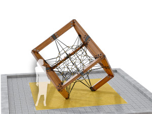 Childrens play rope complex Cube 3D Модель