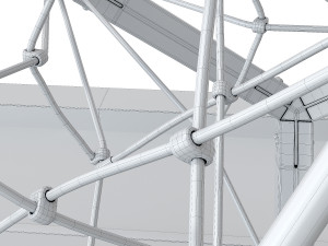 Childrens play rope complex Cube 3D Модель