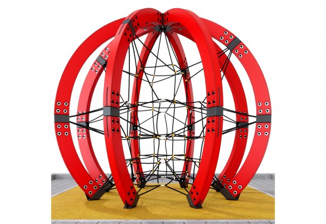 Childrens play rope complex Sphere Modelo 3D .c4d .max .obj .3ds .fbx .stl .blend 