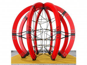 Esfera complexa de corda para brincar infantil Modelo 3D