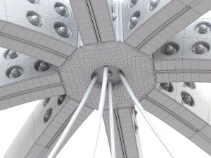 Childrens play rope complex Sphere 3D Model