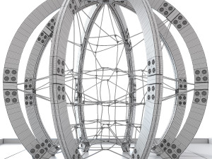Childrens play rope complex Sphere Modelo 3D