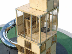 Childrens play complex Tower 3D Model