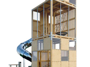 Childrens play complex Tower 3D Model