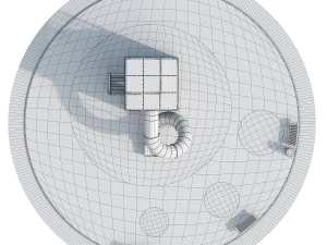 Childrens play complex Tower 3D Model