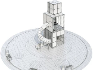 Childrens play complex Tower 3D Model