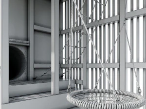 Childrens play complex Tower 3D Model