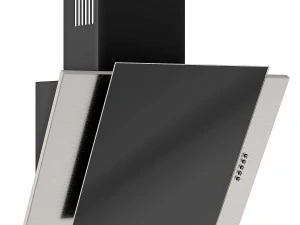 Kitchen appliances set Hood oven refrigerator hob 3D Model
