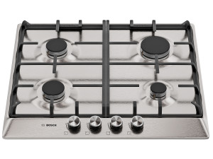 Kitchen appliances set Hood oven refrigerator hob Modello 3D