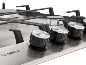 Kitchen appliances set Hood oven refrigerator hob Modello 3D