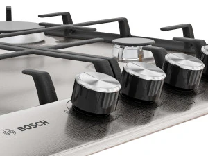 Kitchen appliances set Hood oven refrigerator hob 3D Model