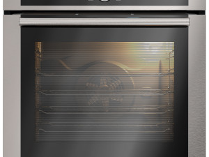 Kitchen appliances set Hood oven refrigerator hob Modello 3D