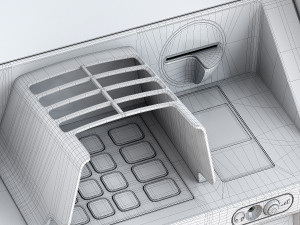 ATM machine Modelo 3D