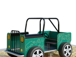 Spring swing for a playground Willy Jeep HAGS 3D-Modell