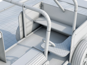 Spring swing for a playground Willy Jeep HAGS 3D-Modell