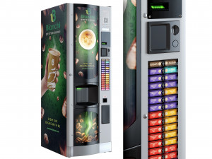 Vending coffee machine Terminal Bianchi 3D Model