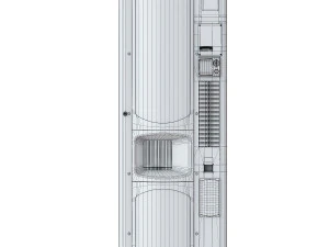 Vending coffee machine Terminal Bianchi 3D Model