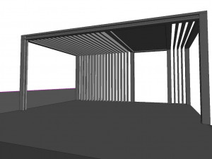 pergola 3D मॉडल