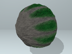 floating stone organism 3Dモデル