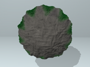 floating stone organism 3Dモデル