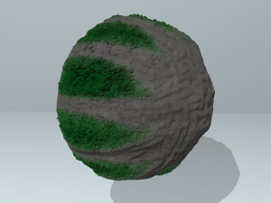 floating stone organism 3Dモデル