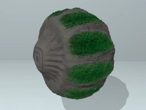 floating stone organism 3D Model