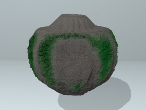 floating stone organism 3Dモデル