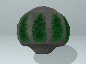 floating stone organism 3D Model