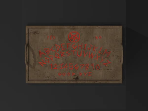 scary ouija board 3D Model