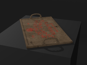 scary ouija board Modelo 3D