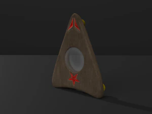 scary ouija board 3D Model