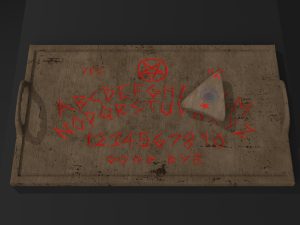 scary ouija board Modelo 3D