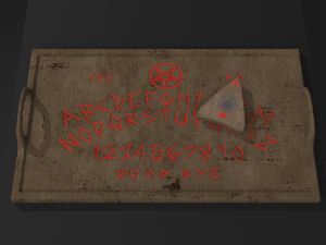 scary ouija board 3D Model