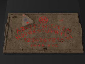 scary ouija board Modelo 3D