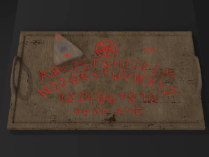 scary ouija board 3D Model