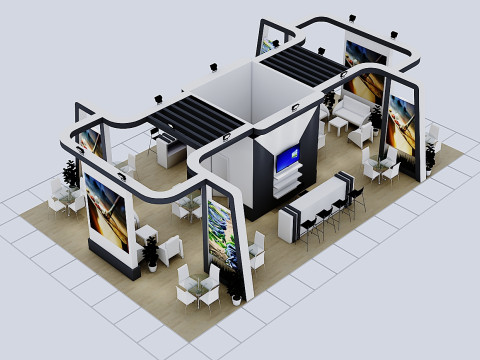 Exhibition Stand 1 3D Model
