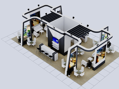 Exhibition Stand 1 3D Model