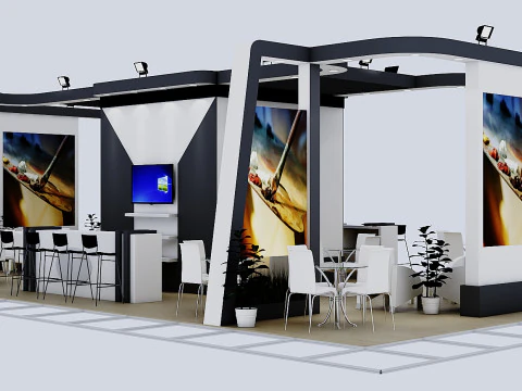Exhibition Stand 1 3D Model