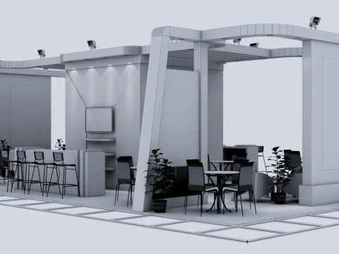 Exhibition Stand 1 3D Model