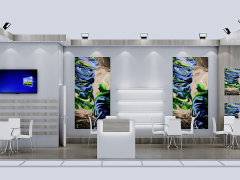Exhibition Stand 2 3D Model